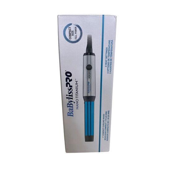 BaBylissPRO Nano Titanium 1″ Compact Curling Wand New Open Box - Picture 1 of 3